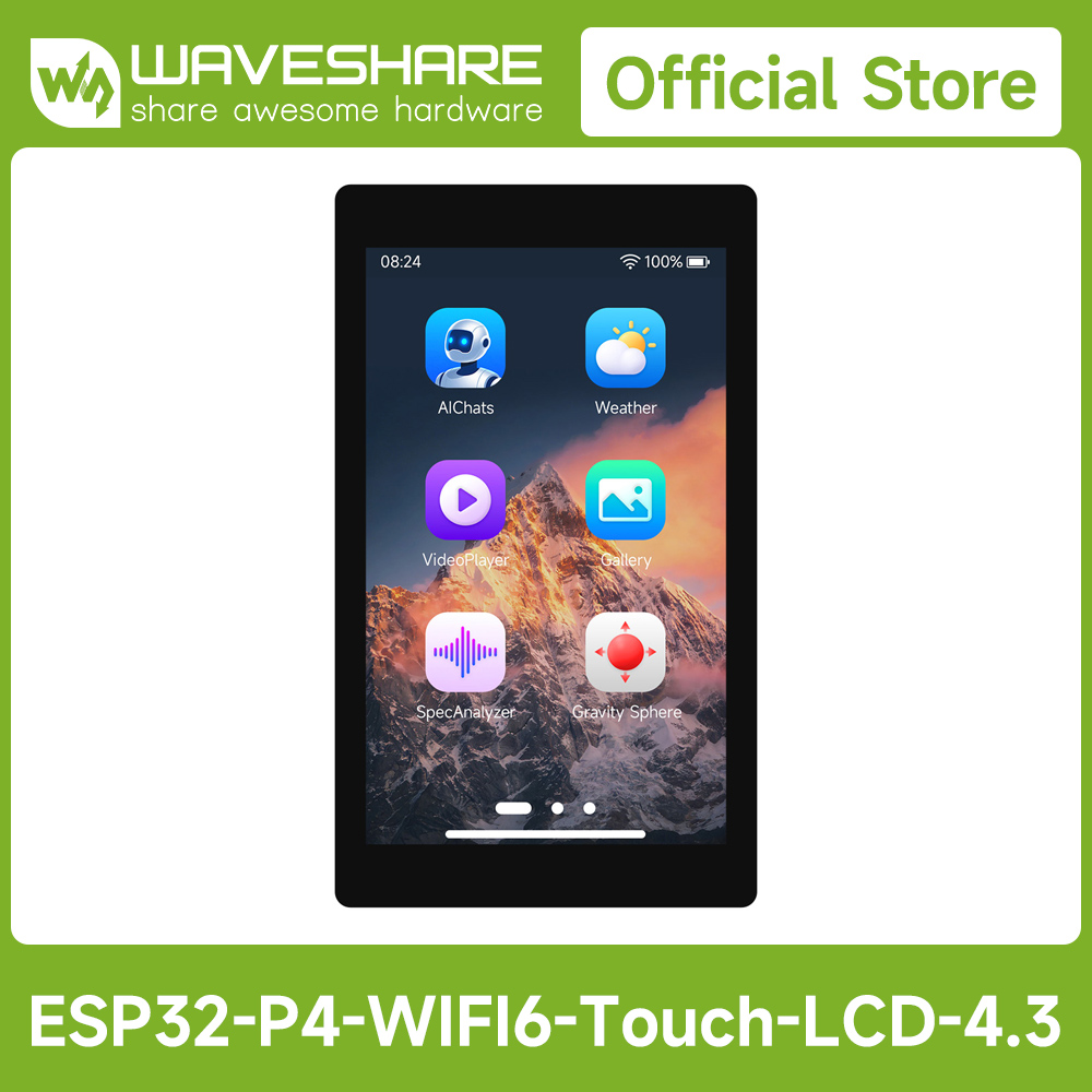 Waveshare Esp32 - Placa de Desenvolvimento Waveshare ESP32-P4-WIFI6 de
