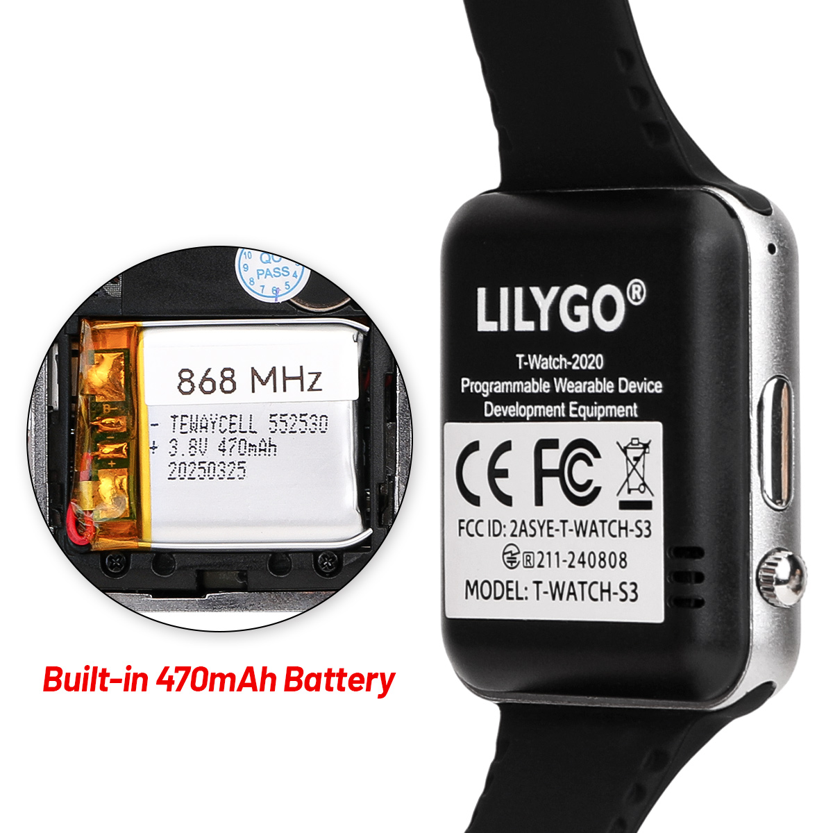 T-Watch-S3 ESP32-S3 Placa de D - Ttgo T Watch avaliação e preço