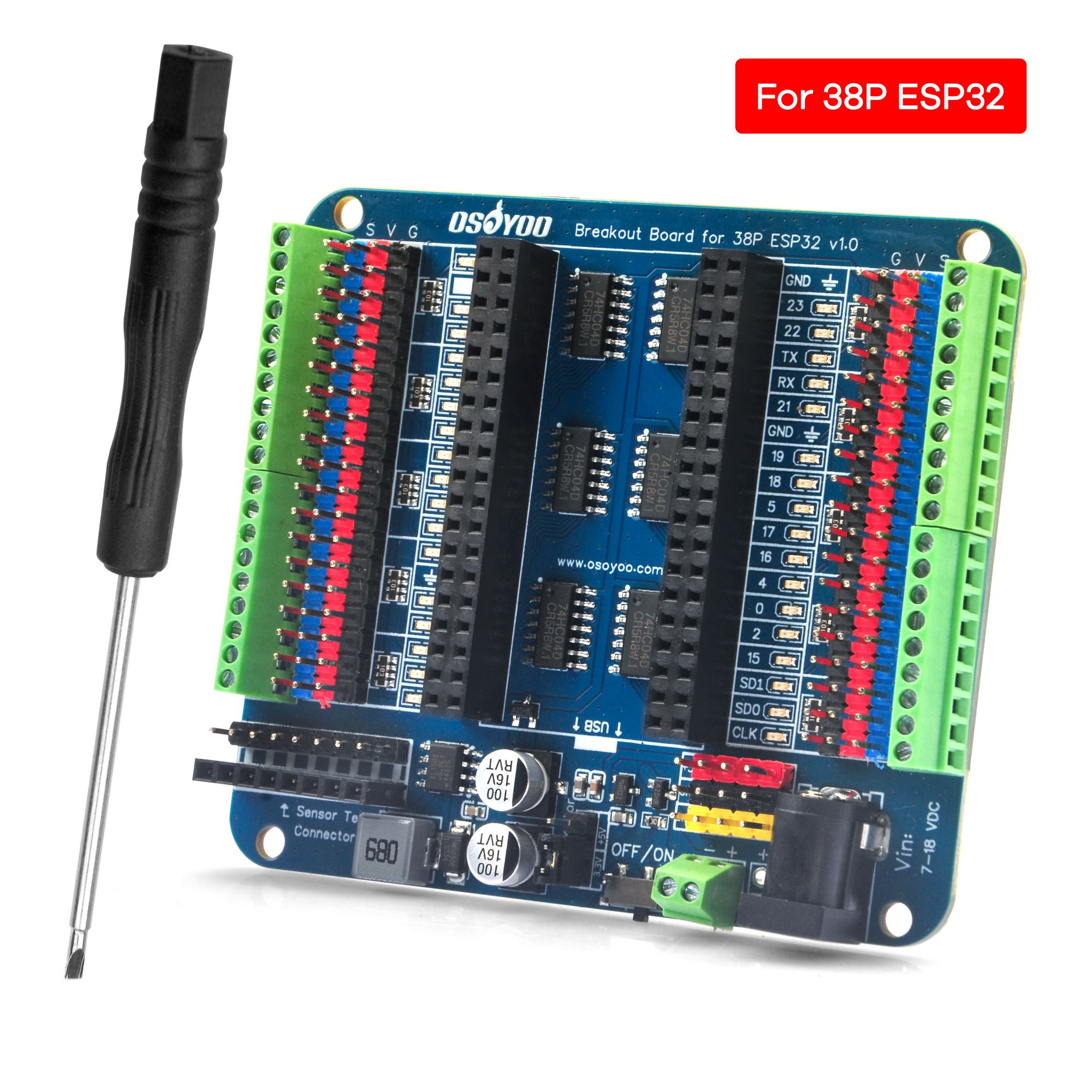 Placa de Conexão OSOYOO para E - Nodemcuv2 avaliação e preço